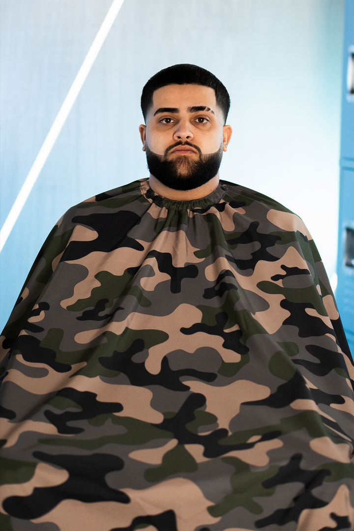 The Barber Cape - Camo