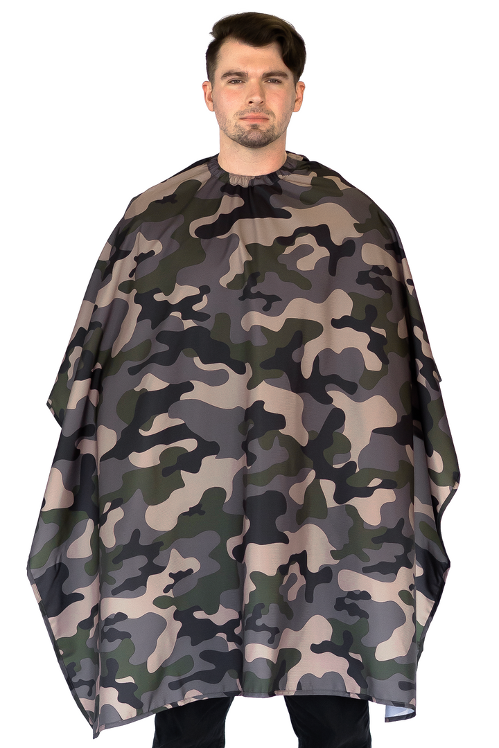 The Barber Cape - Camo