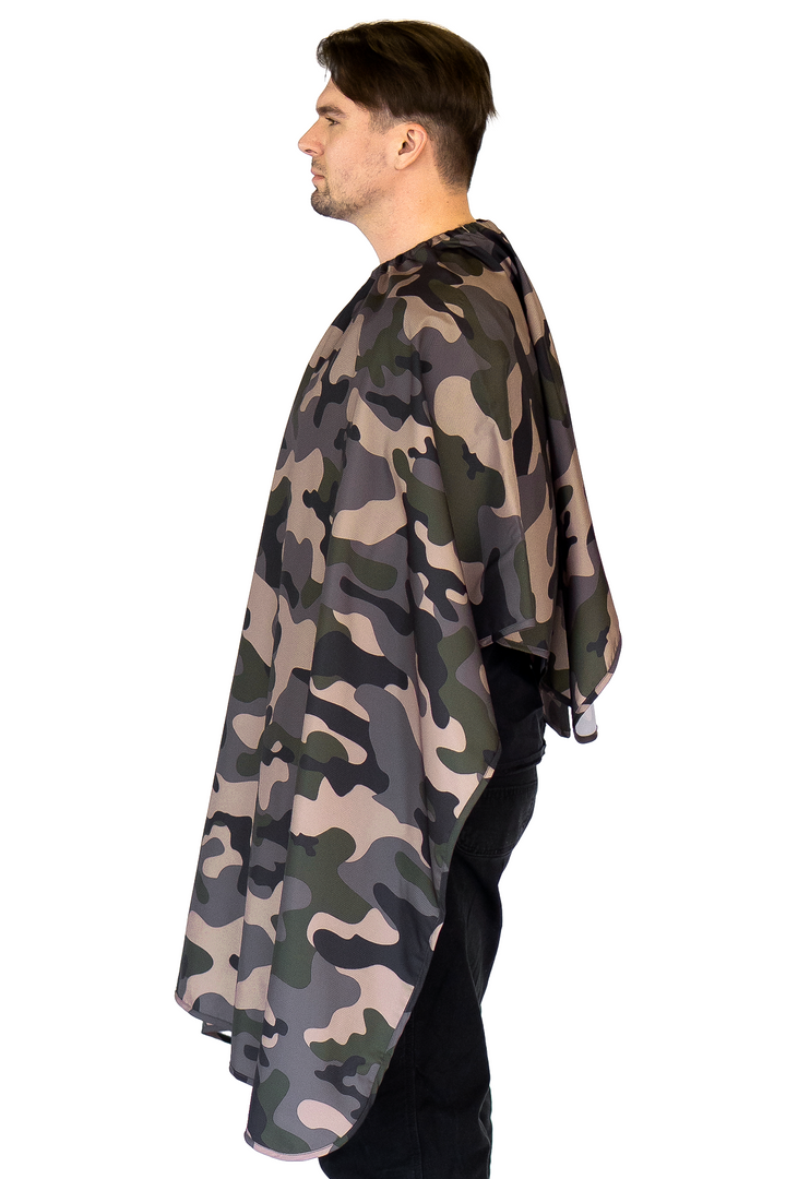 The Barber Cape - Camo