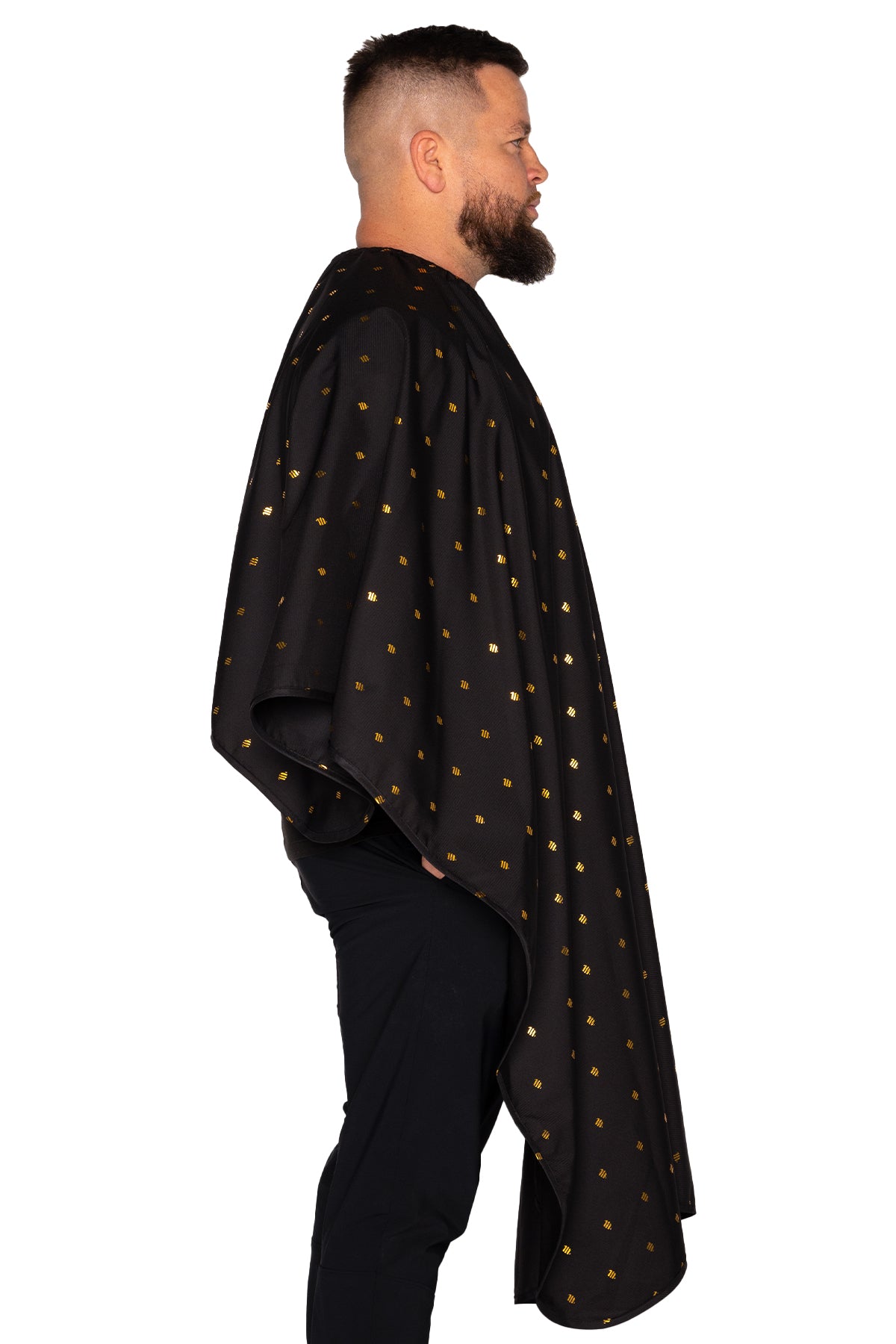 The Barber Cape - 24K Gold Collection