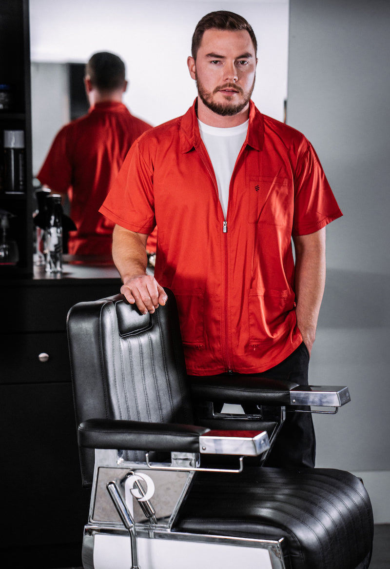 The Barber Jacket Red