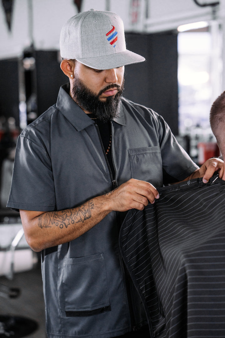 The Barber Jacket Grey