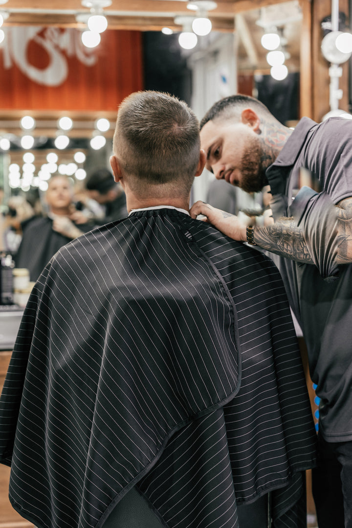 The Barber Cape - Classic Collection