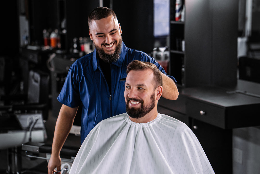 The Barber Jacket Blue